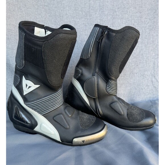 Dainese T-AGE Boots Size 44 (US 10.5) Vintage 2001 Titanium MotoGP Axial Italy - Picture 1 of 9